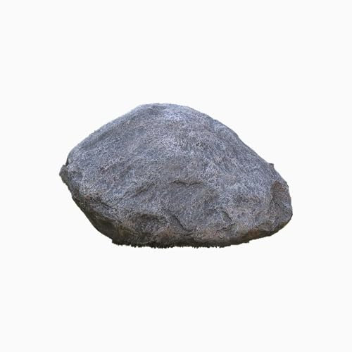 Faux rocher pour décoration de puits de jardin – Grande décoration extérieure imperméable en fibre de verre, légère imitation pierre