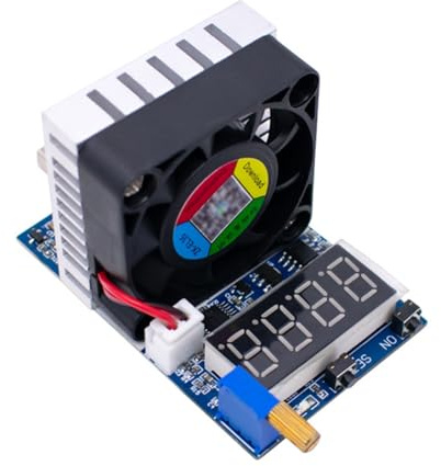 Kznifmk Ricarica Elettronica USB 35 W Display Digitale USB Amperometro di Tensione per Rilevamento di Invecchiamento della Batteria Adattatore Caricabatterie DC3.5-28 V