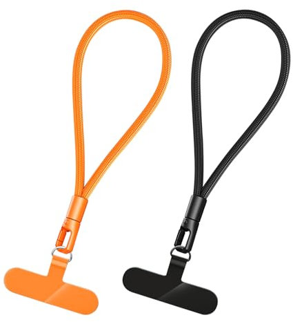 Zovator Phone Wrist Strap, 2 Pack Anti-Theft Nylon Lanyard with 360° Rotating Hook, Perfect for Travel, Work & Outdoor
