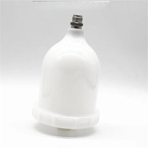 OPEUSLIEV Gobelet pulvérisateur en Plastique, 1 pièce, gobelet de Peinture Blanc, gobelet de pulvérisation d'air G3/8, réservoir de pulvérisation d'air for gobelet pulvérisateur(G38 Cup)