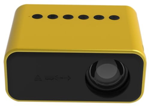 SHINEOFI Proiettore Mini Portatile per Film Domestici Cinematografico Multimediale Connessione Telefono e Altoparlanti Integrati Schermo Diffuso per Intrattenimento Familiare