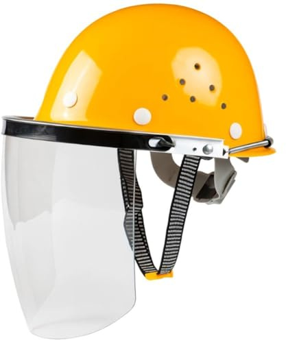 Ymxygz Visière De Protection avec Casque De Sécurité, Casque De Soudage Léger Portable pour L'aménagement Paysager, Le Jardinage, L'exploitation Forestière, Peinture, Cuisine, Le Meulage