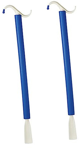 ARTSEWPLY 2 pezzi Calzascarpe e Bastoni per Vestirsi Leggeri e Resistenti Due per Anziani Disabili e Donne Gravidanza Kit Compatto per Aiuto Indossare Scarpe e Facile Trasportare