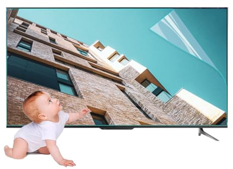 JQZWXX Anti-Glare TV Film for 65inch, Matte Anti Blue Light Anti Scratch Film Outdoor/Indoor, Anti Radiation/Anti-Scratch Film, Make The Light Soft Relieve Eye Strain,65in1440x809mm