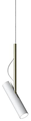Focos Led, Foco Colgante Minimalista, Luminarias Modernas para Techo Suspendido de Isla de Cocina, Ideal para Sala de Estar, Estudio, Comedor O Restaurante. Lámpara de Suspensión Sencilla/Dorada - 600