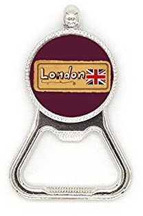 Union Jack UK London Stamp Britian Metal Beer Bottle Cap Opener Duty Stainless Steel