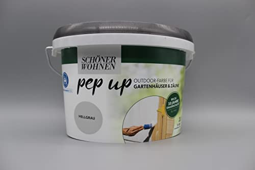 Pep up Outdoor-Farbe f. Gartenhäuser & Zäune (Hellgrau)