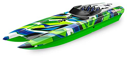Traxxas Boot DCB M41 40 Zoll Katamaran Grün ohne Akku oder Ladegerät 57046-4-GRNR