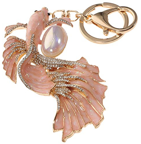 STOBOK Handtasche Schlüsselanhänger -Strass-Fisch-Schlüsselanhänger Niedliches Meerestier -Schlüsselanhänger -Tasche Hängender Anhänger