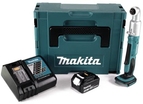 Makita DTL 061 RF1J - Avvitatore a percussione angolare a batteria 18 V 1/4 60 Nm + 1 batteria 3,0 Ah + caricatore + Makpac