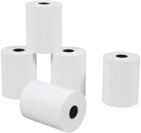 100x EC Rollen - 57mm x 20m x 12mm - u.A. für Kassenrollen Ingenico & alle EC Geräte - EC Thermopapier - [100EC Thermorollen 57mm] -20m lang