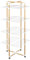 5five - stendibiancheria a torre 4 ruote 40m effetto legno