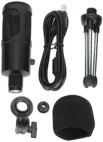 EIMSOAH USB Mikrofon,Kondensator Mikrofon PC, Microphone USB für Streaming, Podcast, Studio, Gaming,PC-Computer, USB-Mikrofon für Gaming-Livestreaming-Aufnahmen