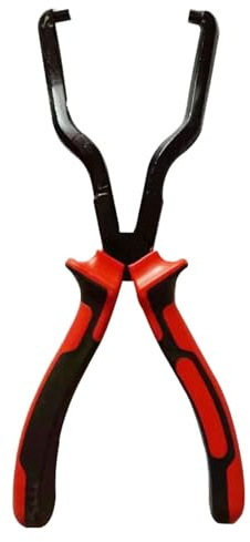 Yuiturt Fuel Line Clip Removal Pliers, Hose Clamp Plier Fuel Line Hose Clip Pliers, Universal Electrical Disconnect Tool Wire Grip Plier Release Removal Petrol Fliter Tool for Car Maintenance