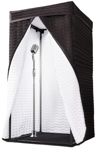 Portable Home Studio Recording Booth - Soundproofing for Voiceover, Podcast & Vocals