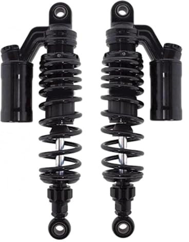 Federungsdämpfer Für S&uzuki ATV Schwarz 320/340/360 Mm Universal Motorrad Roller Dämpfung Einstellbare Hintere Stoßdämpfer(320mm 1pair)