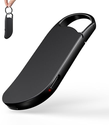 64GB Grabadora de Voz, Clooissr Grabadora Voz Digital 1536Kbps con Activada y Reducción de Ruido, Mini Grabadora de Voz Portátil para Clases Reuniones Entrevistas
