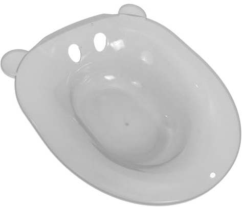 PLAFOPE Sitzbadewanne aus Pp mit Glatter Oberfläche Praktisches Sitzbad und Verstärktem Design für Postpartale Pflege von Frauen und Senioren für Toilette Zuhause