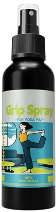 Spray de tapis de yoga pour le sport - Spray antidérapant pour tapis de yoga - Amplificateur de friction multifonction - Nettoyant de sport pour haltérophilie, gymnastique, escalade, entraînement