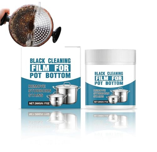 Powerful Cookware Derusting Cleaning Paste,Stainless Steel Cleaner for Hobs,Kitchen Multifunction Cleaning Paste,Stainless Steel Wax 260G