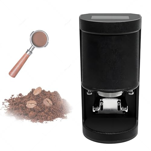 Automatic Coffee Tamper 58mm, Electric Espresso Tamper with Customizable Pressure 5-30kg, Touchscreen Control, Silent Operation for Even Tamping