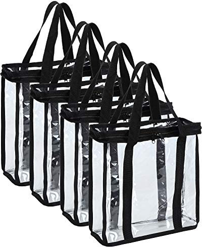 Fasmov Set of 4 Vinyl Record Storage Bags Hold up to 144 Albums (36 Each Bag)