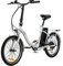 VecoCraft Nemesis Elektro Klapprad,E Bike 20 Zoll,E-Folding Bike mit ausziehbarer Baterrie 36V 288WH, 250W Motor, tragbares E-Bike Klapprad ebike Herren e Bike Damen mit niedrigem Rahmen, weiß