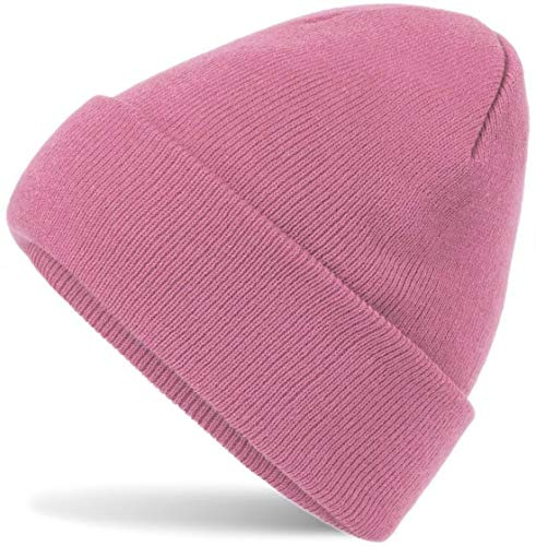 Hatstar Wintermütze | Damen Beanie Mütze | Herren Feinstrick Beanie | für Frauen Männer Unisex | Cuffed Hats Weich & Warm