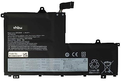 vhbw batteria compatibile con Lenovo IdeaPad S340-15IWL Touch, S340 notebook (3200mAh, 11,4V, Li-Poly)