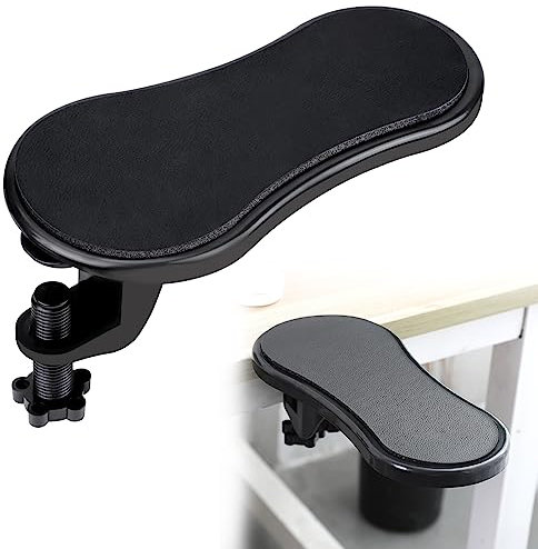 Extensor de escritorio ergonómico ajustable para ordenador, reposabrazos TACYKIBD para ordenador, reposamuñecas, teclado reposamuñecas, alfombrilla de ratón, reposamuñecas para el hogar, oficina