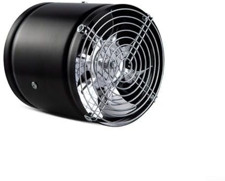 SPORTARC 6Inch Exhaust Fan, Multifunction Powerful Mute Exhaust Fan, Inline Extractor Fan, Home Kitchen Bathroom Garage Ventilator Fan(Black)