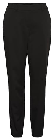 PIECES Dam Pcmolina Mw Pant Noos Bc kostymbyxor, svart, (XL) W x 32L