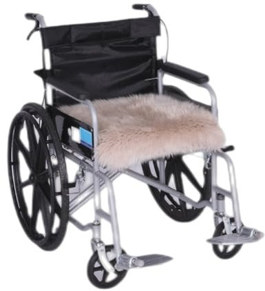 Lammfell Sitzkissen Stuhlauflage Lammfell Sitzfell Fellkissen Lammfell Kissen Fellauflage Sitzpolster Echtem Lammfell Stuhlkissen Sitzauflage Fell Sitzkissen Für Stühle Rollstuhlauflage Katzenbett(8,5