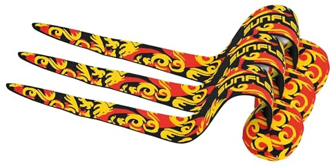 Sunflex® Tauchbälle Flames Dragon 3er Set | Tauchspielzeug für Pool & Schwimmbad | Tauchspielzeug | Stehen senkrecht im Wasser | sehr weich & griffig | für Jede Altersgruppe