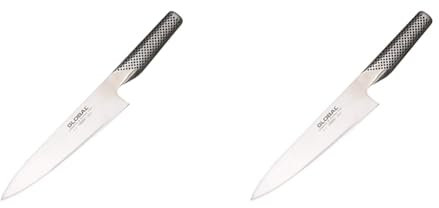 Global G-2 Cook’s Knife with 20cm Blade, CROMOVA 18 Stainless Steel (Pack of 2)