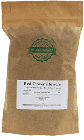 Herba Organica Fleur de Trèfle Rouge Tisane - Trifolium Pratense L - Red Clover Flower Tea (100g)