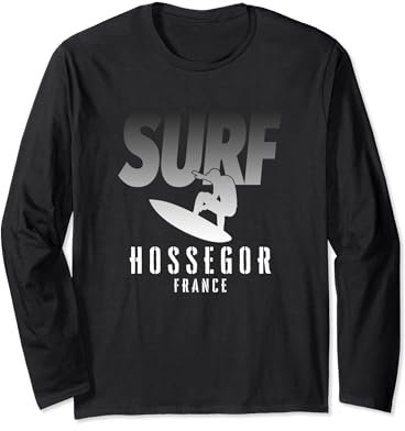 Surf Hossegor, Surfen Hossegor in Frankreich, Cool Surfer Langarmshirt