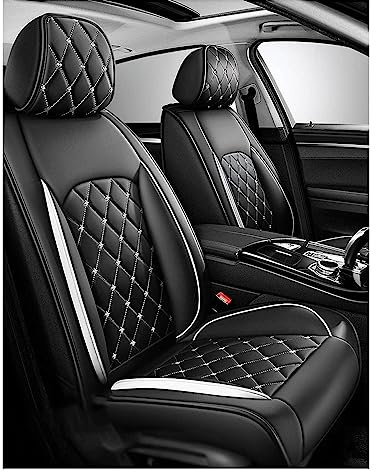 Universal-Sitzbezug Komplett-Set Für Hyundai ix35/Tucson II SUV 2009-2015, Schonbezüge für die Vordersitze & Rückbank | Auto Sitzbezüge Airbag Geeignet | Wasserdichter Leder-Autositzbezug Seasons (Co