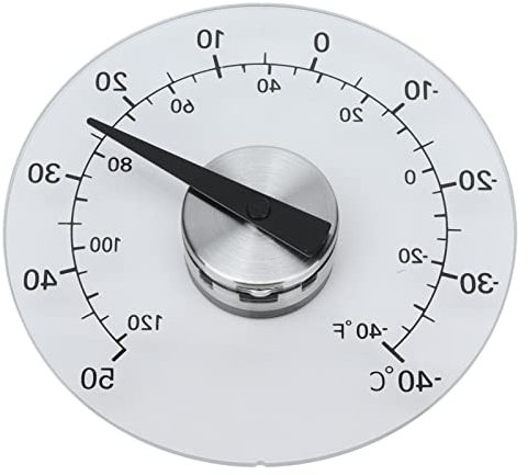 Außenthermometer, Selbstklebend, Transparent, Wasserdicht, Tür-Win-Temperaturmessgerät für Bauernhof, Zuhause, Gartengeräte, Außenthermometer