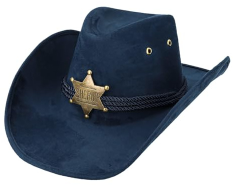 Boland - Cowboyhut, Kopfbedeckung, Accessoire für Western Kostüme, Zubehör für Festival, Karneval oder Mottoparty