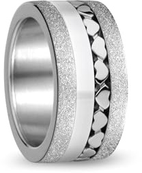 BERING Damen Ring in funkelndem silber - Arctic Symphony Collection aus Edelstahl - Tiber