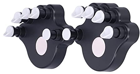 Klavier-Fingerkorrektur, orthopädische Werkzeuge für Krafttraining, geeignet für Anfänger, Schwarz, 2 Stück (schwarz)