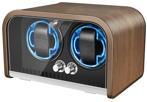 phresen Watch Winder for 1/2/4 Automatic Watches,with Super Quiet Motor, Flexible Watch Pillows