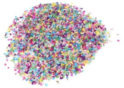 LIFKICH 5bags Diy Ornament for Crafts of Glass Pebbles Aquarium Pebbles Charms for Jewelry Making Polished Stones
