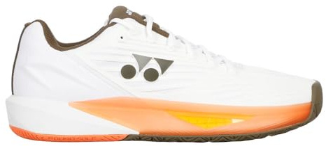 YONEX Eclipsion 5 - Scarpe da tennis da uomo, colore: Bianco, Bianco e marrone., 46 EU