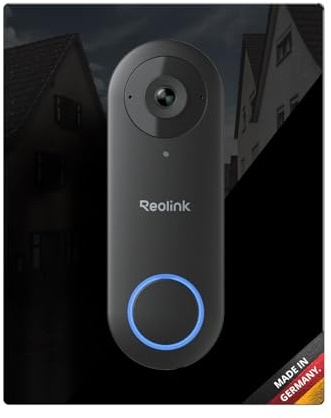 iSecur Placa para timbre de puerta de vídeo Reolink de acrílico I Video Doorbell I 140 x 175 mm I Placa de estación de puerta para timbre I az193