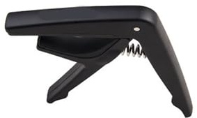 Gitarrenwerkzeuge Kapodaster Aus Zinklegierung Holz Für Akustikgitarrenzubehör(Black)
