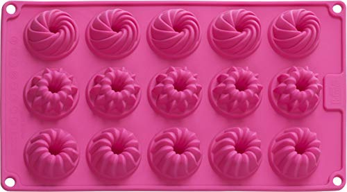 RBV Birkmann, 252875, Easy Baking, Mini-Gugelhupfform, 15-fach