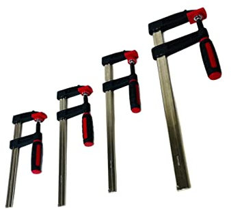 Schraubzwingen Leimzwinge 150-300mm Kuststoffgriff Profi 8 tlg Set