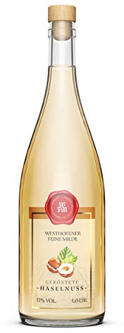 Westhofener Haselnuss Schnaps, holzfassgereift, regionale, geröstete Nuss, fein & mild (1 x 1 l)